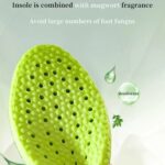 Plantillas para correr con desodorante de ajenjo, almohadilla ortopédica transpirable con espuma viscoelástica para zapatos, 43 - Imagen 5