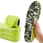 Plantillas deportivas de espuma viscoelástica de camuflaje, zapatos transpirables a prueba de sudor, suela de cojín, 35-36