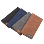 DEABOLAR Cartera larga para hombre de gran capacidad Cartera suave con paneles ultrafinos - Imagen 3