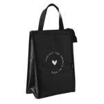 Versión vertical Bolsa de aislamiento impermeable gruesa Bolsa de almuerzo de tela Oxford Bolsa de asas, Vertical Version Love