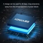 KONKA Mini maquinilla de afeitar portátil al aire libre a prueba de agua para hombres, Black - Imagen 7