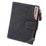 DEABOLAR Casual Retro Canvas Pattern Multifuncional Cartera Mediana Larga