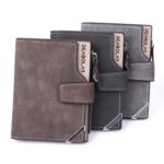 DEABOLAR Casual Retro Canvas Pattern Multifuncional Cartera Mediana Larga - Imagen 2