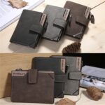 DEABOLAR Casual Retro Canvas Pattern Multifuncional Cartera Mediana Larga - Imagen 6