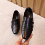 Zapatos de cuero de vestir para niños Zapatos de rendimiento casual de estilo británico, 22