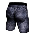 PRO Sports Tight Shorts Hombres Entrenamiento Pantalones de compresión de secado rápido, M - Imagen 3
