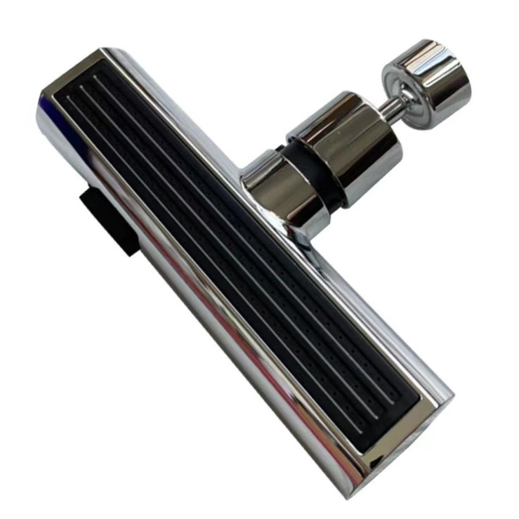 TBD0603988101.jpg Conector de caño de cascada de lluvia voladora multifuncional, grifo de cocina, chapoteo, burbujeador giratorio Universal, Silver - Imagen 1