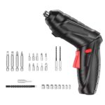 Juego de herramientas de taladro eléctrico con destornillador eléctrico multifunción recargable para uso doméstico, 30pcs/set