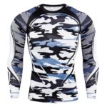 Sudadera casual de secado rápido para hombre Cuello redondo delgado Manga larga, M