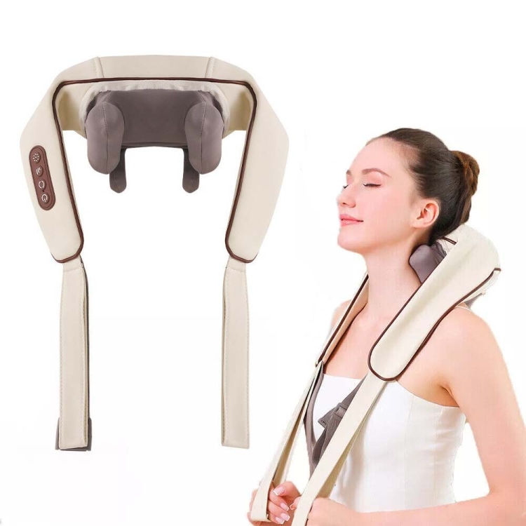 TBD0604019601A.jpg Masajeador eléctrico de cuello y hombros Shiatsu Back Neck Massager con calor - Imagen 1