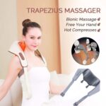 Masajeador eléctrico de cuello y hombros Shiatsu Back Neck Massager con calor - Imagen 2