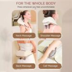 Masajeador eléctrico de cuello y hombros Shiatsu Back Neck Massager con calor - Imagen 8