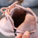 Botas Martin para niños Botas de cuero cálidas acolchadas Zapatos de algodón simples, 21 - Imagen 4