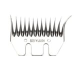 HILDA Power Wool Tijeras Cuchillas Para Empujadores De Lana, 13 Toothed Curved Blade