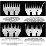 HILDA Power Wool Tijeras Cuchillas Para Empujadores De Lana, Individual Blade - Imagen 4