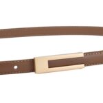 Cinturón fino para mujer, ropa decorativa de cuero, cinturón versátil de cintura delgada - Imagen 5