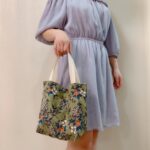 Bolso floral retro Bolso casual Bolso de pana de gran capacidad, Yellow Daisy - Imagen 5