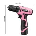 Destornillador eléctrico con taladro de impacto inalámbrico HILDA de 12 V, UK Plug - Imagen 2