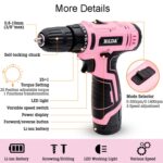 Destornillador eléctrico con taladro de impacto inalámbrico HILDA de 12 V, UK Plug - Imagen 5