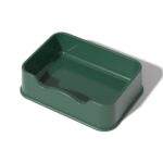 Bandeja de arena abierta Perrera de plástico para mascotas de gran capacidad, Square Green