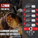 Herramientas de molienda HILDA Accesorios para amoladoras angulares de iones de litio, Saw Blade - Imagen 5
