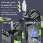 Luces LED para correr, deportes al aire libre, caminar, montar, iluminación de advertencia, chaleco, correr de noche, luces de pesca nocturna - Imagen 4