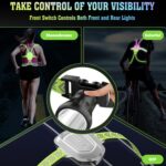 Luces LED para correr, deportes al aire libre, caminar, montar, iluminación de advertencia, chaleco, correr de noche, luces de pesca nocturna - Imagen 6
