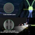 Luces LED para correr, deportes al aire libre, caminar, montar, iluminación de advertencia, chaleco, correr de noche, luces de pesca nocturna - Imagen 7