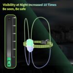 Luces LED para correr, deportes al aire libre, caminar, montar, iluminación de advertencia, chaleco, correr de noche, luces de pesca nocturna - Imagen 9