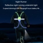 Luces LED para correr, deportes al aire libre, caminar, montar, iluminación de advertencia, chaleco, correr de noche, luces de pesca nocturna - Imagen 10