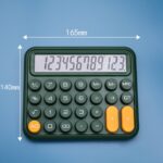 Calculadora de teclado mecánico de 12 dígitos Calculadora de botones grandes y linda, Large Yellow, Large Green, Large Pink - Imagen 3