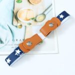 Cinturón elástico Invisible ajustable sin hebilla para niños de 2,5 cm de ancho para niños y niñas, Style 3