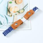 Cinturón elástico Invisible ajustable sin hebilla para niños de 2,5 cm de ancho para niños y niñas, Style 4