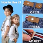 Cinturón elástico Invisible ajustable sin hebilla para niños de 2,5 cm de ancho para niños y niñas, Style 4 - Imagen 6