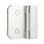 Bisagra de partición de puerta de vidrio, accesorios para puertas de carcasa de muebles, Space Aluminum