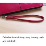 Cartera de pulsera multifuncional con ranura para múltiples tarjetas y cremallera larga para mujer - Imagen 5