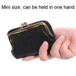 Monedero con diseño de lichi, Clip para tarjetas, cartera corta con hebilla de Clip de Metal para mujer - Imagen 5