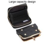 Monedero con diseño de lichi, Clip para tarjetas, cartera corta con hebilla de Clip de Metal para mujer - Imagen 6