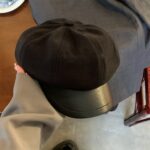 Boina de mujer Otoño Literario Retro Newsboy Hat Octagonal Girl Cap, Free Size