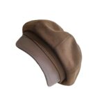Boina de mujer Otoño Literario Retro Newsboy Hat Octagonal Girl Cap, Free Size - Imagen 2