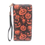 Bolso de mano largo e informal para mujer, bolso de mano con múltiples posiciones para tarjetas, bolsa para teléfono con cremallera, W15840-14