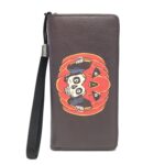 Bolso de mano largo e informal para mujer, bolso de mano con múltiples posiciones para tarjetas, bolsa para teléfono con cremallera, W15840-2
