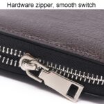 Bolso de mano largo e informal para mujer, bolso de mano con múltiples posiciones para tarjetas, bolsa para teléfono con cremallera, W15840-13 - Imagen 5