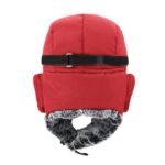 Gorro de invierno para mantener el calor al aire libre, antienfriado, impermeable y de terciopelo, gorro de esquí engrosado, L 58-60cm - Imagen 3