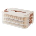 Caja de almacenamiento de bola de masa, caja fresca congelada de bola de masa casera de calidad alimentaria, 3 Layer With Cover