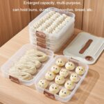 Caja de almacenamiento de bola de masa, caja fresca congelada de bola de masa casera de calidad alimentaria, 4 Layer With Cover - Imagen 3
