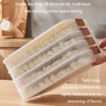 Caja de almacenamiento de bola de masa, caja fresca congelada de bola de masa casera de calidad alimentaria, 3 Layer With Cover - Imagen 4