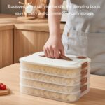 Caja de almacenamiento de bola de masa, caja fresca congelada de bola de masa casera de calidad alimentaria, 3 Layer With Cover - Imagen 5