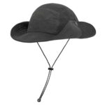 Sombrero de pescador con protección solar para otoño e invierno, capucha de pana para montañismo, calentamiento de acampada, aleros grandes, L 58-60cm
