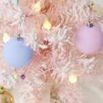 Caja de música giratoria LED de 50cm, Mini árbol de Navidad de escritorio, adornos decorativos navideños, 50cm (Macaroon) - Imagen 5